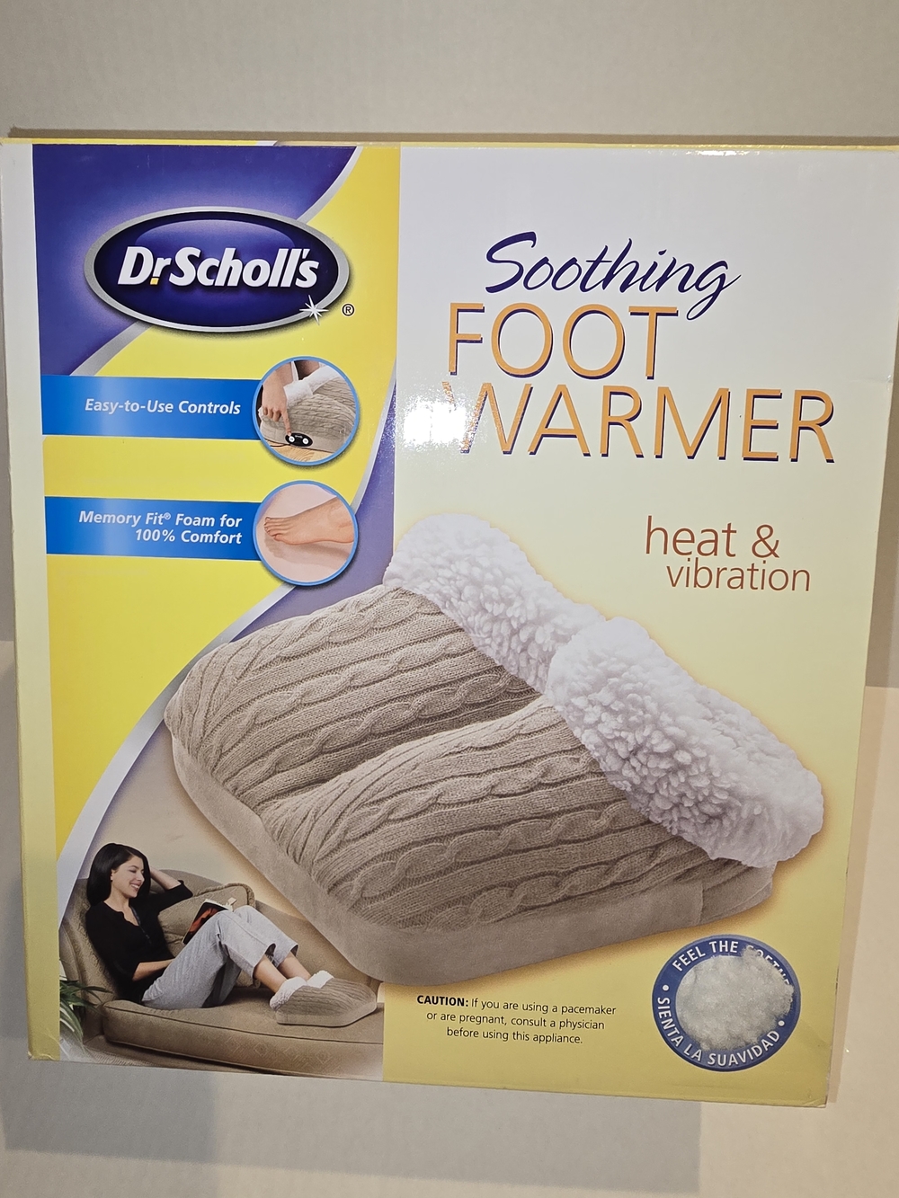 Dr. Scholl's Soothing Foot Warmer with box